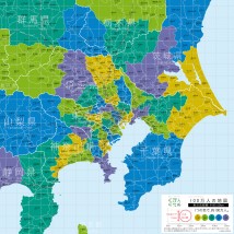 100万人の地図-東京首都圏100km